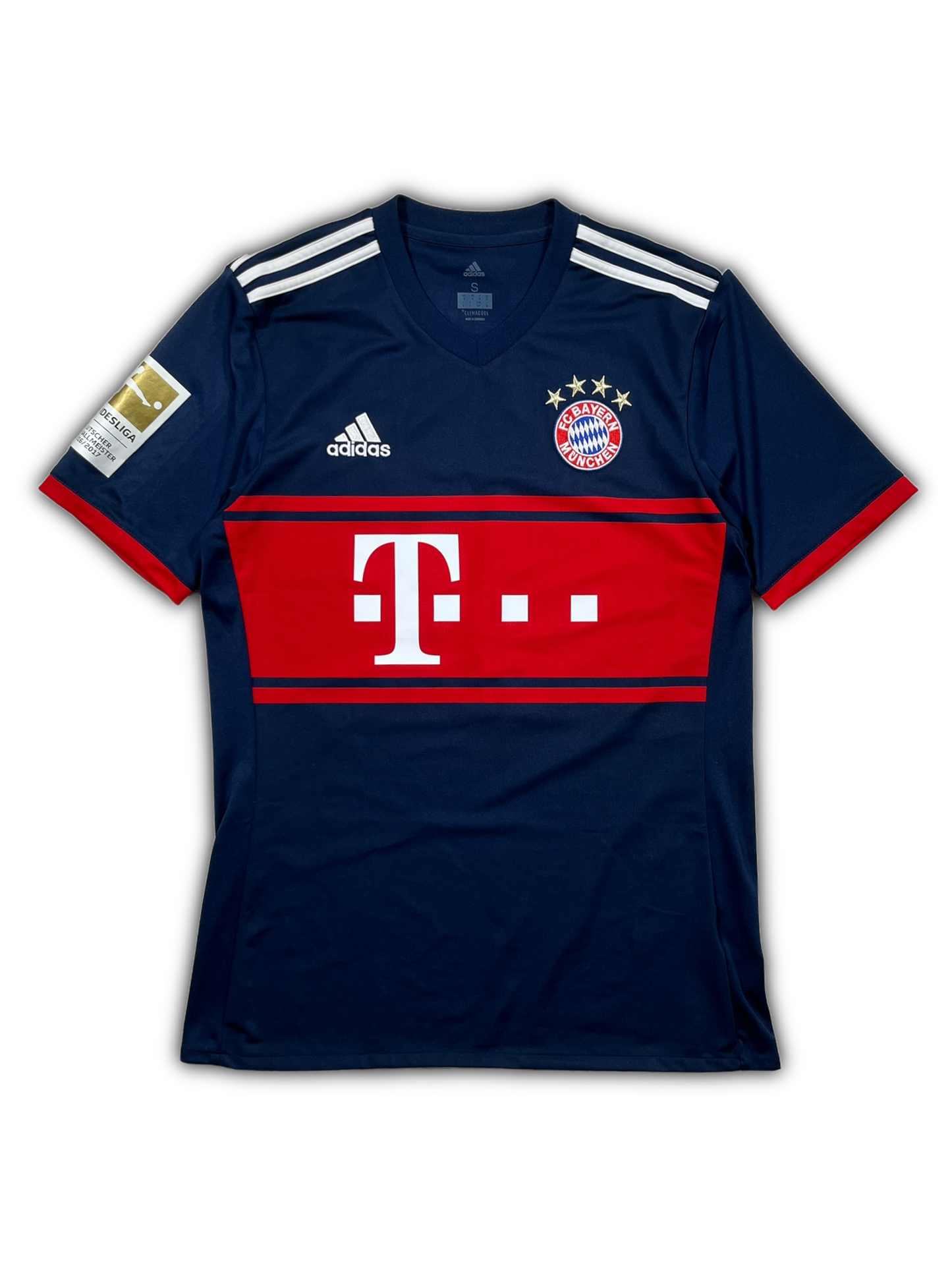 Adidas Bayern Munich #17 Boateng 2017/18 Away Jersey (S)