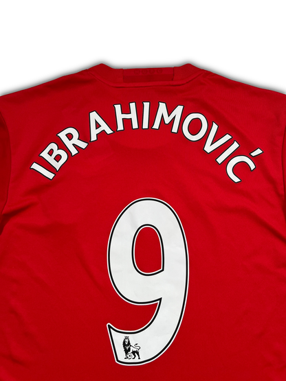 Adidas Manchester United #9 Ibrahimović 2016/17 Home Jersey (L)