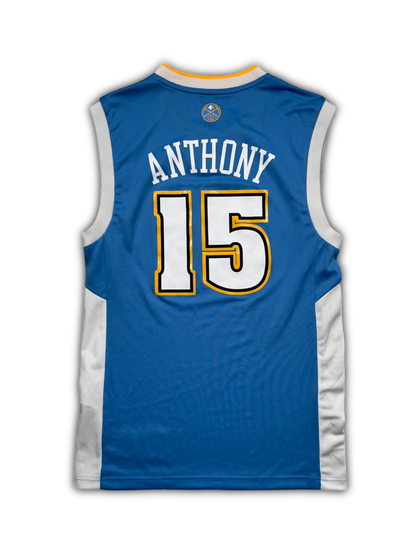 Adidas Denver Nuggets #15 Carmelo Anthony NBA Jersey (S)