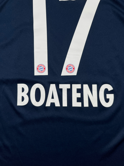 Adidas Bayern Munich #17 Boateng 2017/18 Away Jersey (S)