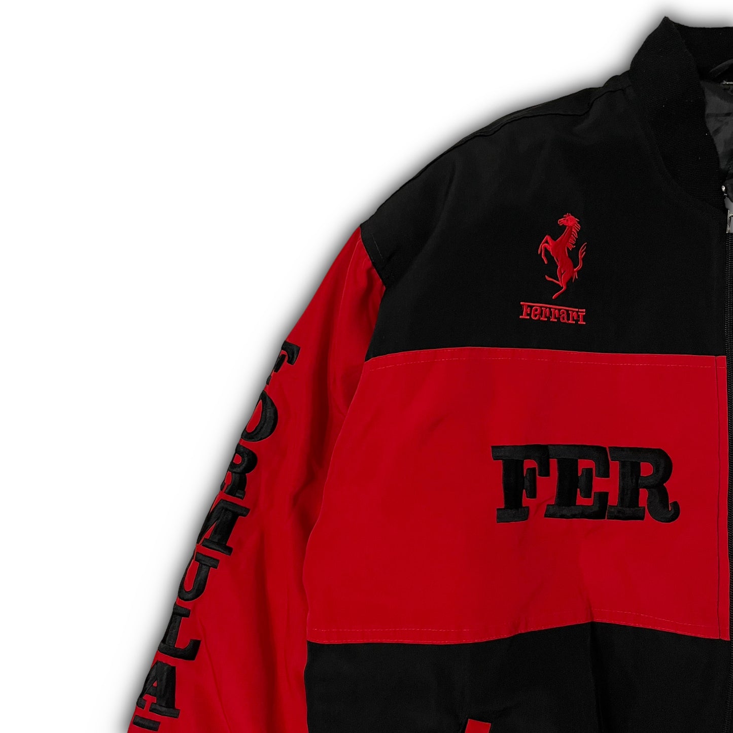 Vintage Ferrari Formula 1 Racing Schumaher 2001 Jacket (XL)