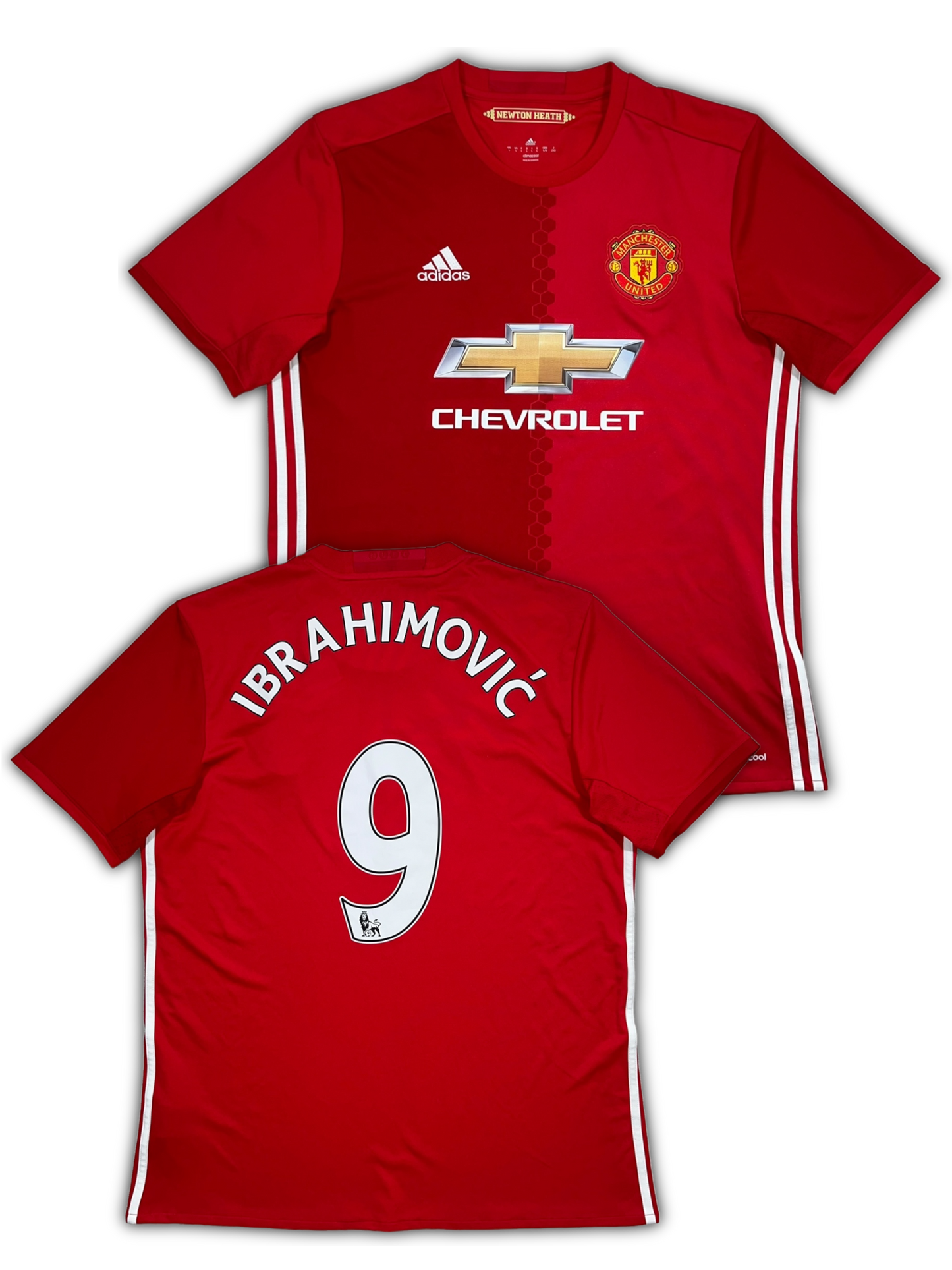 Adidas Manchester United #9 Ibrahimović 2016/17 Home Jersey (L)