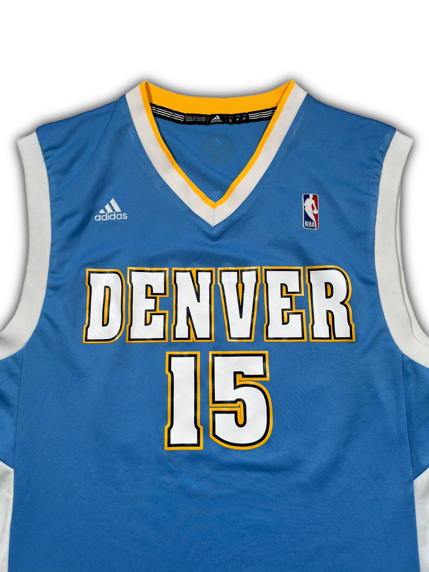 Adidas Denver Nuggets #15 Carmelo Anthony NBA Jersey (S)