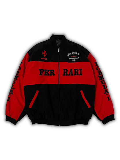 Vintage Ferrari Formula 1 Racing Schumaher 2001 Jacket (XL)